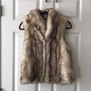 Topshop Faux Fur Vest